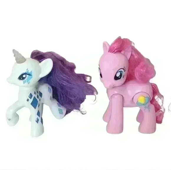 My little pony Walk-in Talkin Pinkie  Pie & Mark magic Glamour glow Rari… - Picture 1 of 15
